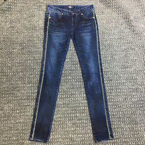 Buckaroo- Animal Print embellished Jeans size 25